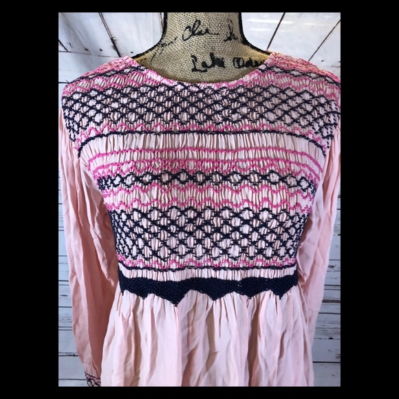 NWOT Free People Light Pink Dress - Picture 3 of 6